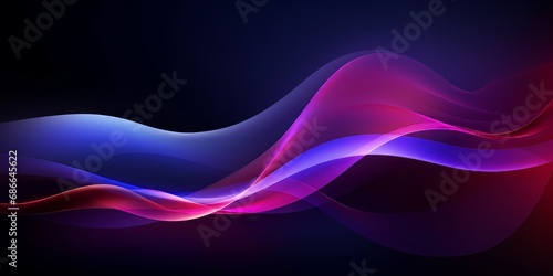 Elegant Darkness with Glowing Abstract Waves black red blue background texture