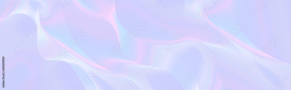 Premium background design with pastel line pattern, guilloche curves texture in luxury color. Abstract multi colored horizontal vector tech backdrop for business template, banner, prestigious voucher - obrazy, fototapety, plakaty 