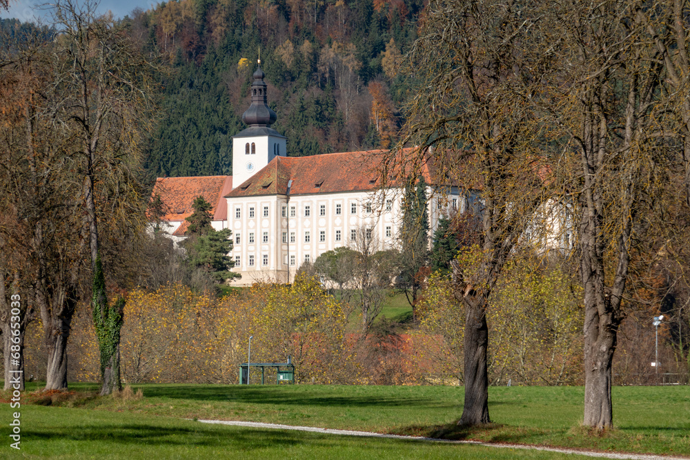 Schloss Piber in der Weststeiermark bei Köflach  . Piber castle in Western Styria near Köflach