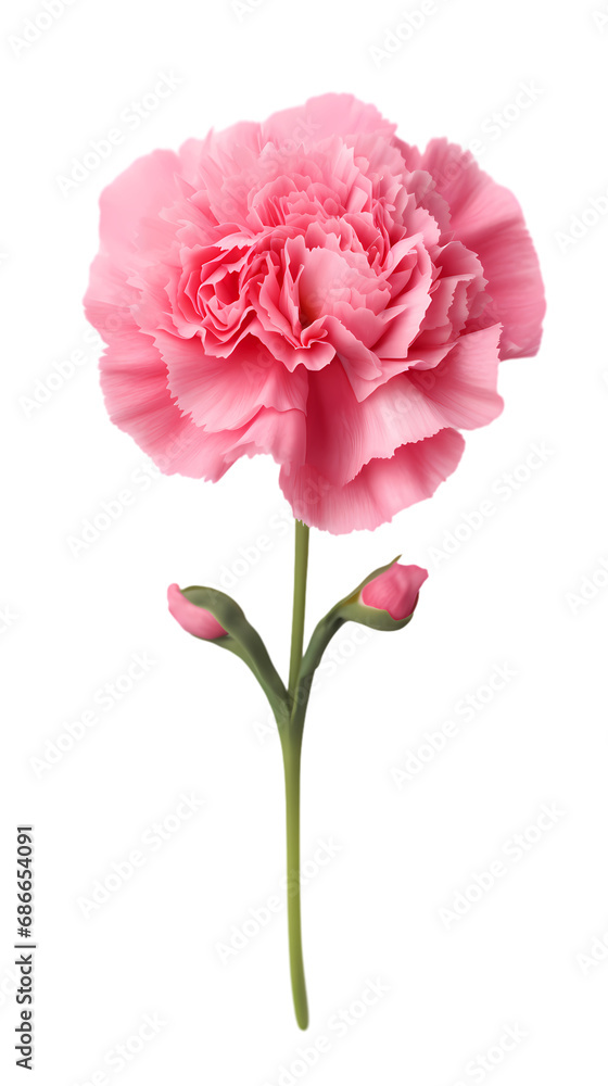 Carnation isolated on transparent background Carnation isolated on transparent background