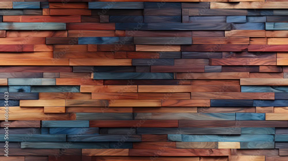 Rustic modern wooden wall with patina texture in futuristic style, AI generated Rustic modern wooden wall with patina texture in futuristic style, AI generated