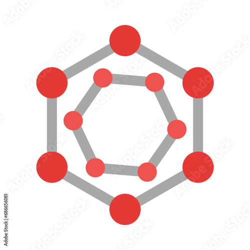  Hormone Vector Flat Icon Design