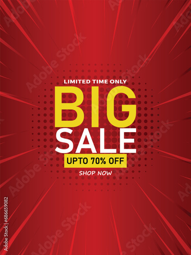 Sale banner template design . Super Sale, end of season special offer banner. vector illustration.