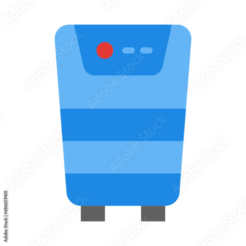 Air Purifier Vector Flat Icon Design