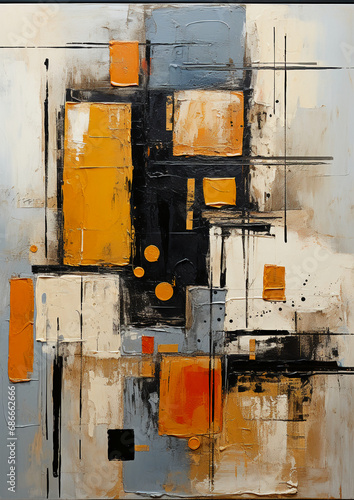 picture frame, large midecentury modern art framing, gallery wall hang ai generative