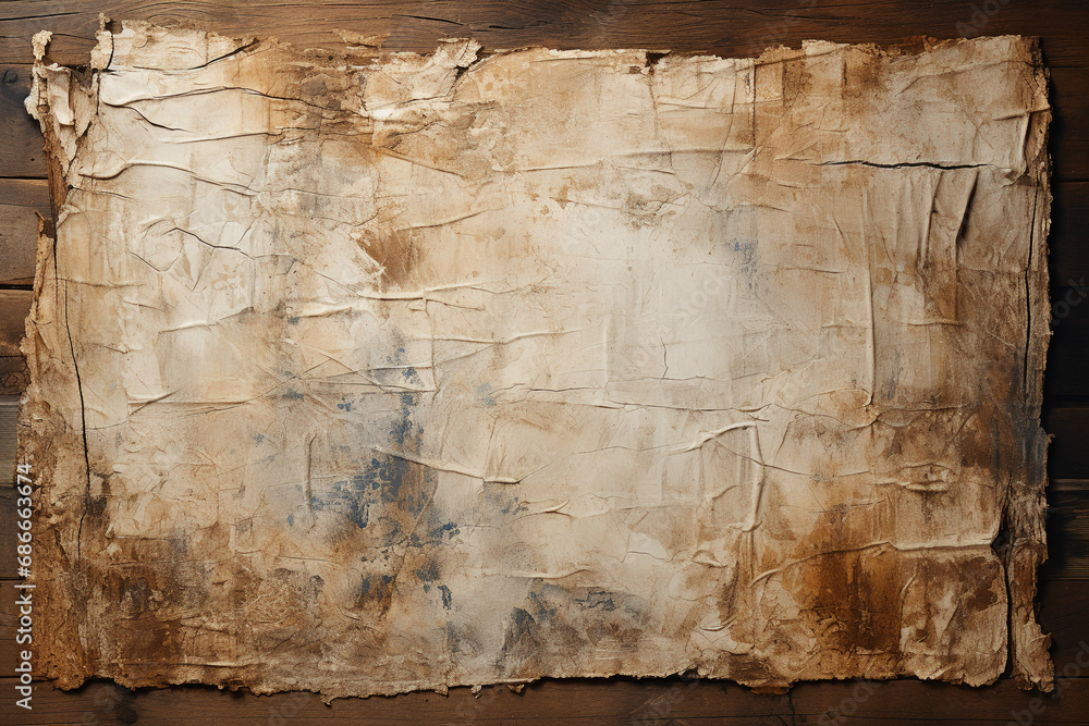 Fototapeta premium old paper on a white background ai generative