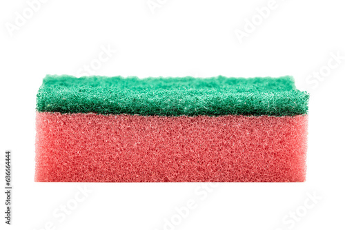 single red and green kitchen sponge photo