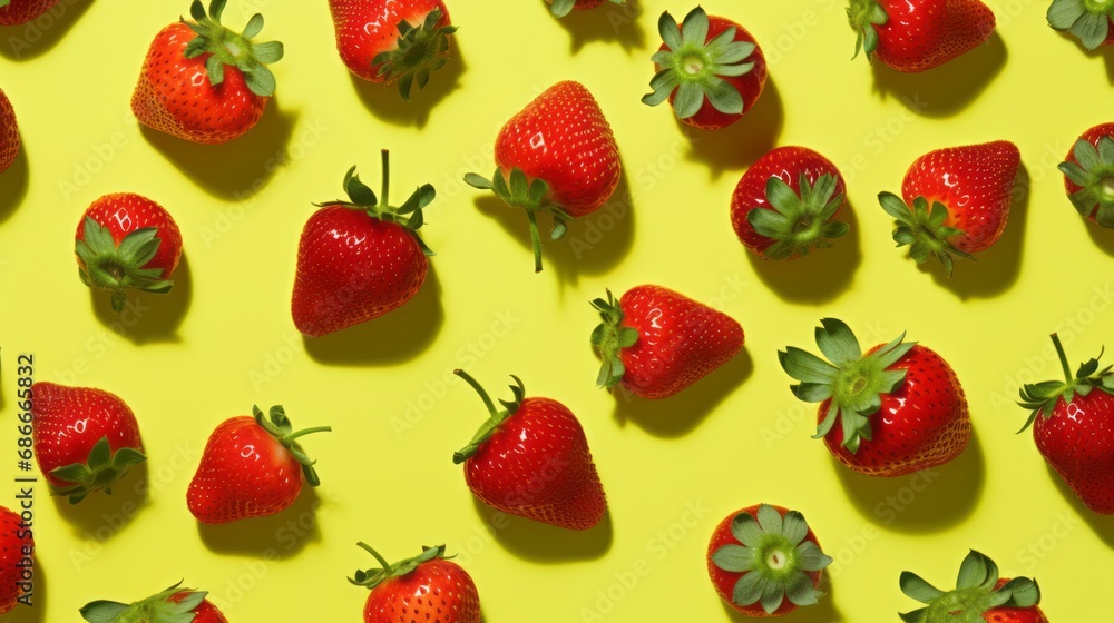 pattern with strawberry pattern with strawberry
