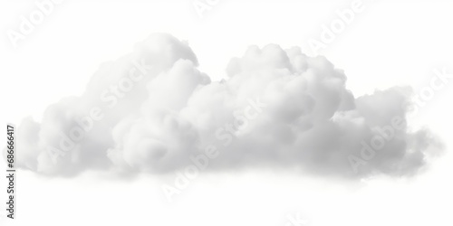 3d special render white fluffy clouds, Generative AI 