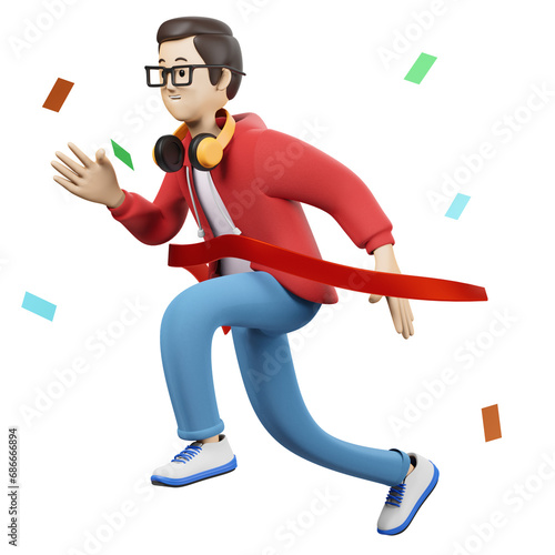 Boyz 3d Character rendering design illustration  photo