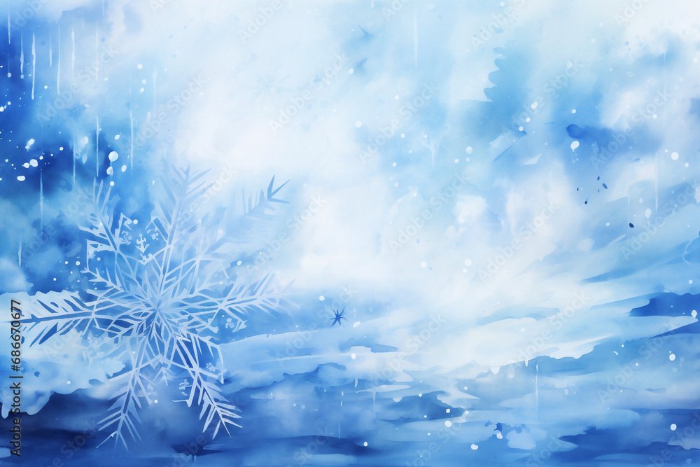 Background covered in snowflakes and frost patterns. Background covered in snowflakes and frost patterns.