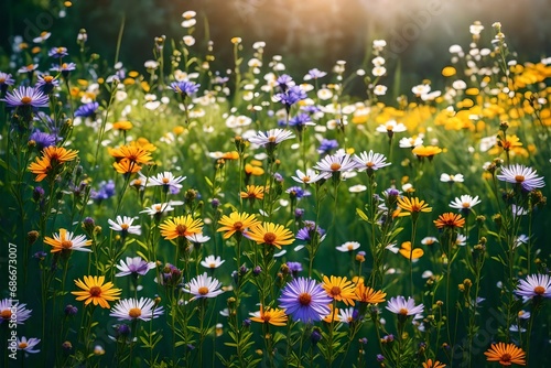 field of flowers © Zoraiz