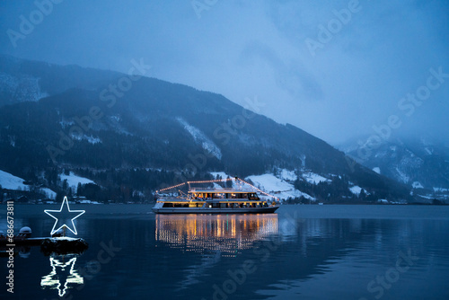 boat on the lake