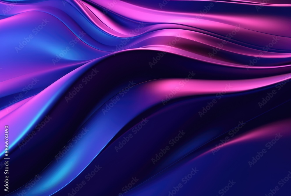 Abstract background with iridescent waves. Modern minimalistic wallpaper for screensavers, advertising, presentations. Multicoloured bright colourful pattern. Metallic silk and cloth material. Abstract background with iridescent waves. Modern minimalistic wallpaper for screensavers, advertising, presentations. Multicoloured bright colourful pattern. Metallic silk and cloth material.
