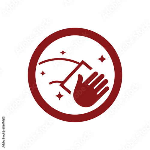 easy clean icon sign vector