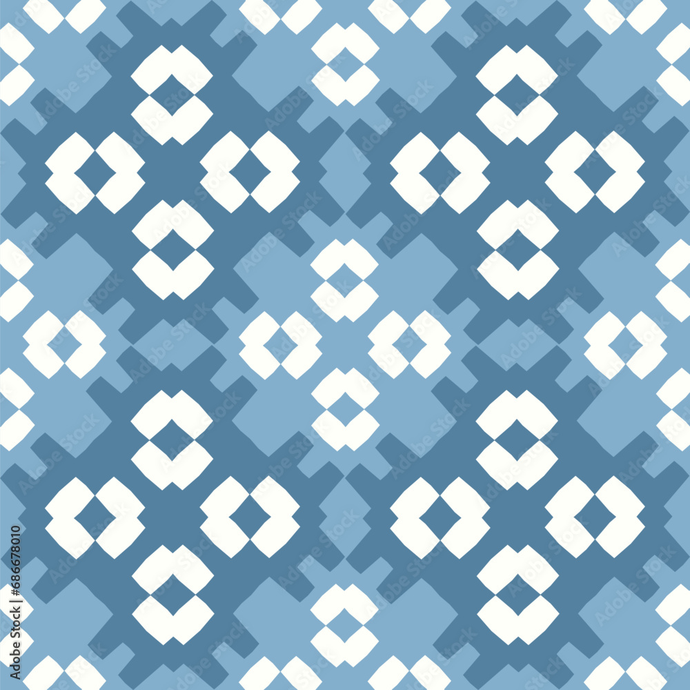 Seamless pattern with the simple geometrical drawing in retro style. Vector illustration Seamless pattern with the simple geometrical drawing in retro style. Vector illustration