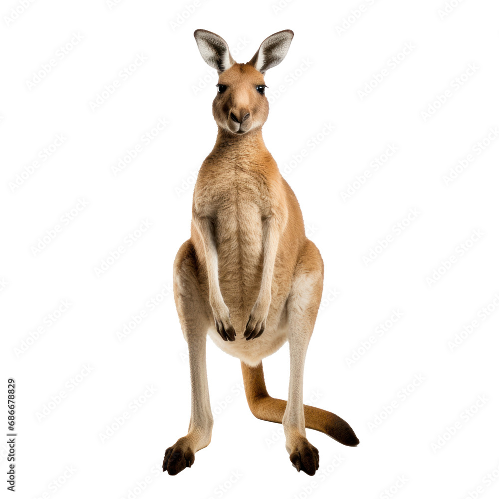 Australian Kangaroo on transparent background Australian Kangaroo on transparent background