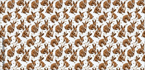 seamless pattern with background, Bear or rabbit fluffy soft fur skin seamless pattern and texture background for blanket in winter weather