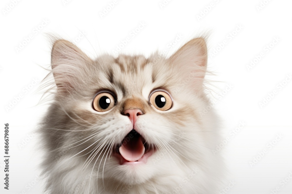An adorable cat with its mouth wide open and its tongue sticking out. This playful image captures the cat's joyful expression. Perfect for adding a touch of humor to any project or design An adorable cat with its mouth wide open and its tongue sticking out. This playful image captures the cat's joyful expression. Perfect for adding a touch of humor to any project or design