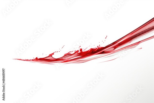 A visually stunning image of a glass of wine with a vibrant splash of red wine. 