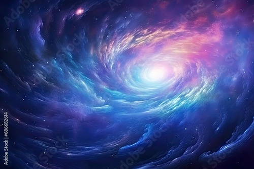 Cosmic voyage celestial dance of space scene