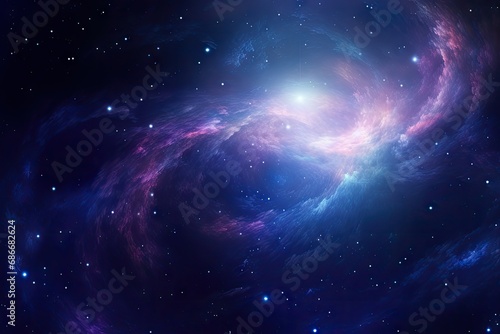 Cosmic voyage celestial dance of space scene