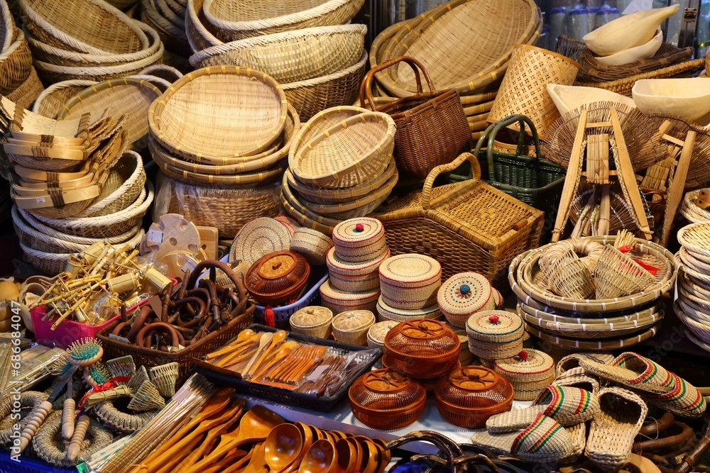 Korean handicraft market in Jeonju Korean handicraft market in Jeonju