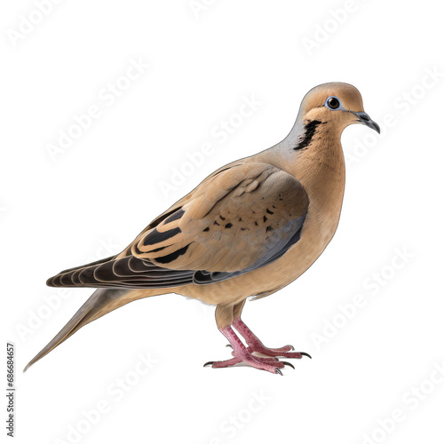 Mourning Dove isolated on transparent background © Olezhan