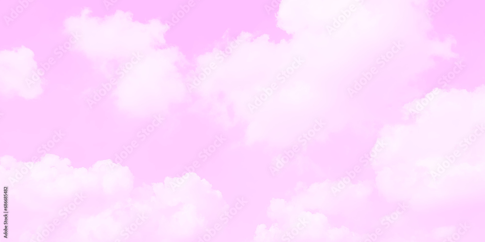 Beautiful pink clouds and sky. Abstract nature background. Sky with beautiful clouds. Cloud background. Pink cloud texture background. 