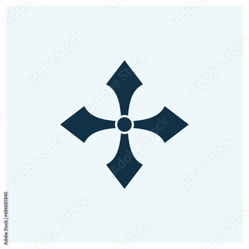 Kamon Symbols of Japan. Japanesse clan kamon crest symbol. japanese ancient family stamp symbol. A symbol used to decorate and identify people in family. Inazuma Guruma