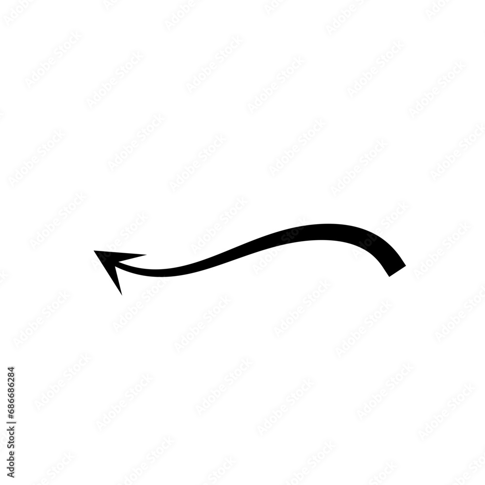 Fototapeta premium Silhouette Devil Tail