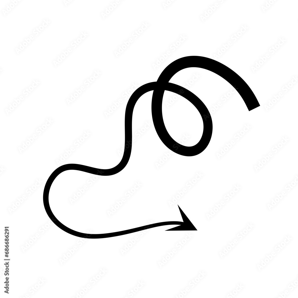 Silhouette Devil Tail Silhouette Devil Tail