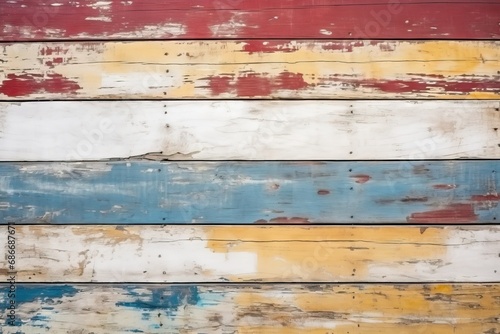 Wallpaper Mural Texture of vintage wood boards with cracked paint Torontodigital.ca