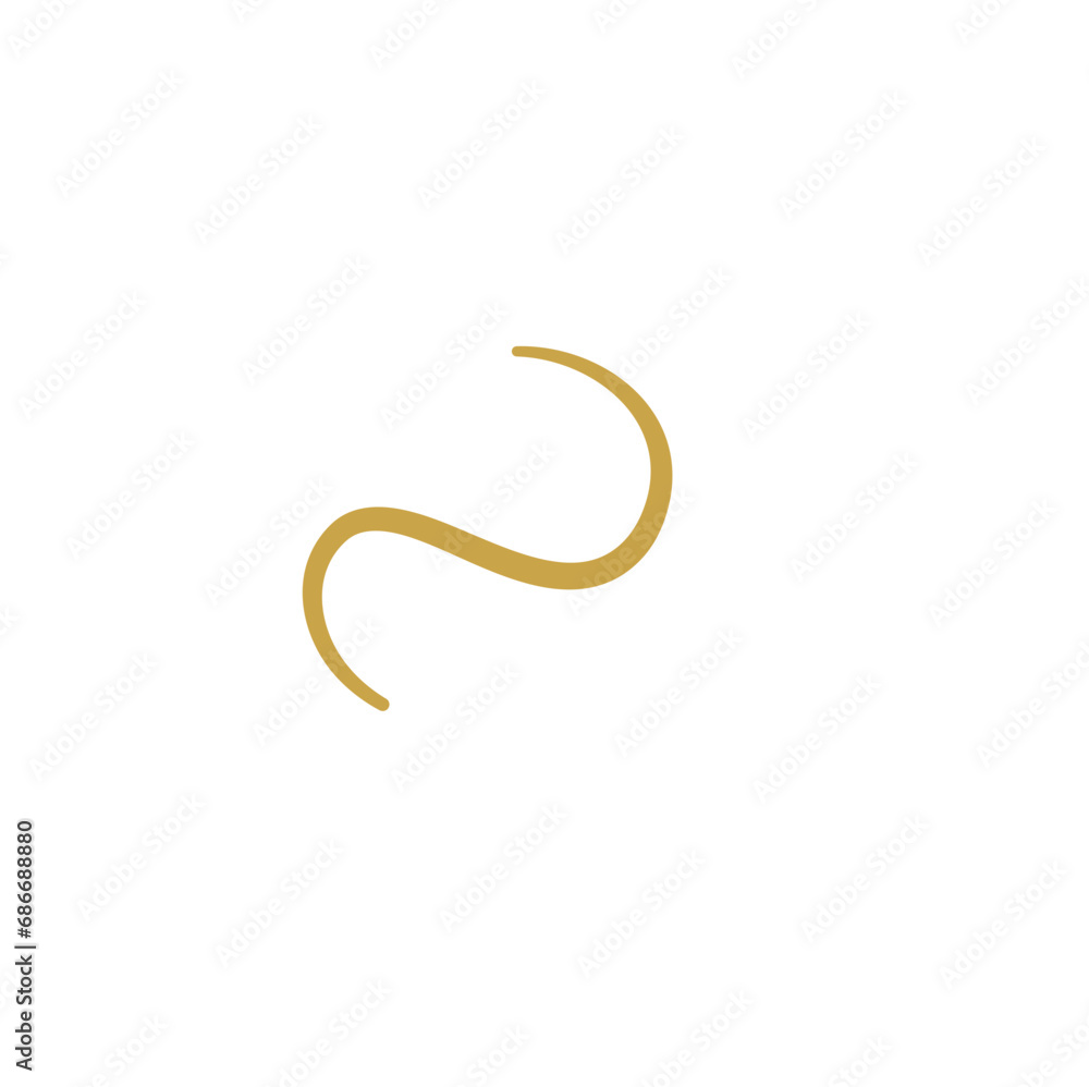 Parasitic Worms Vector Illustration