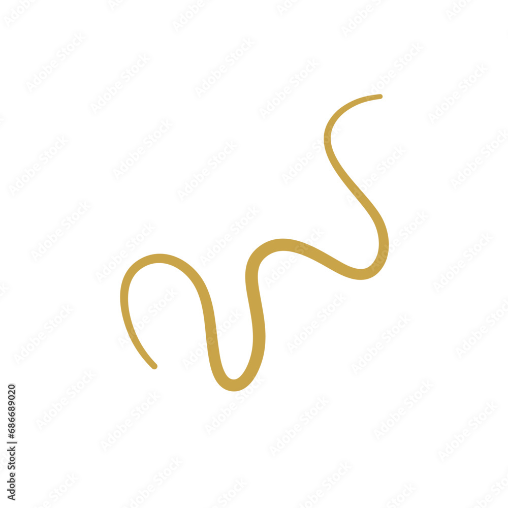 Parasitic Worms Vector Illustration Parasitic Worms Vector Illustration