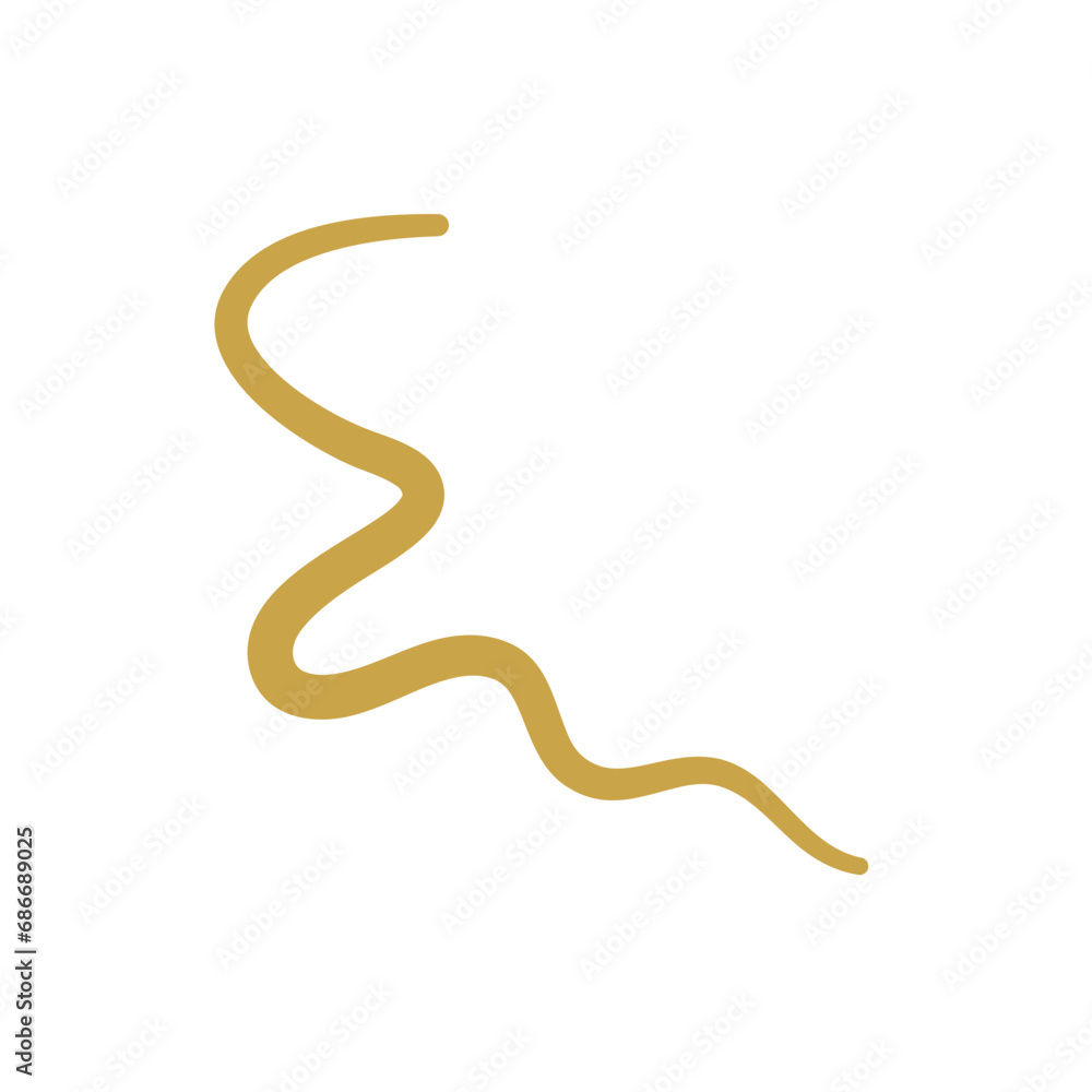 Parasitic Worms Vector Illustration Parasitic Worms Vector Illustration