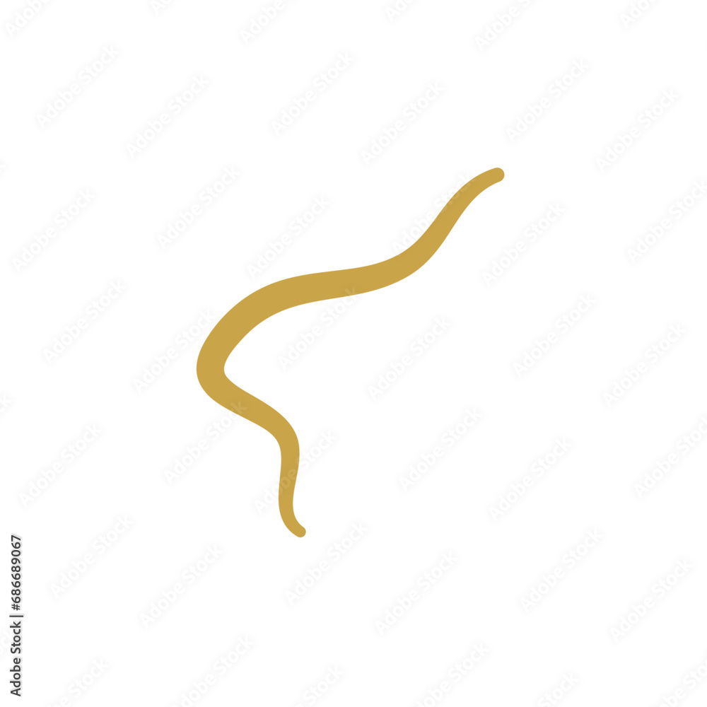Parasitic Worms Vector Illustration Parasitic Worms Vector Illustration