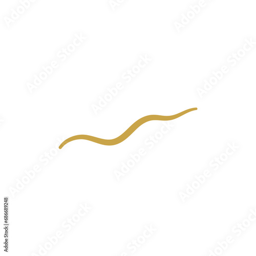 Parasitic Worms Vector Illustration