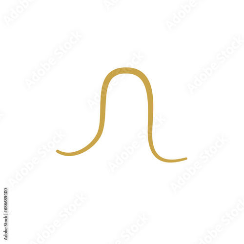 Parasitic Worms Vector Illustration
