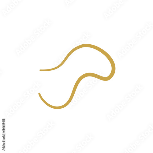 Parasitic Worms Vector Illustration
