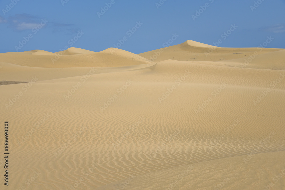 heiße Sanddünen / Wüste auf Gran Canaria