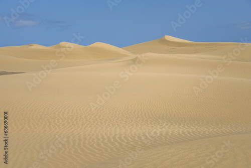 heiße Sanddünen / Wüste auf Gran Canaria