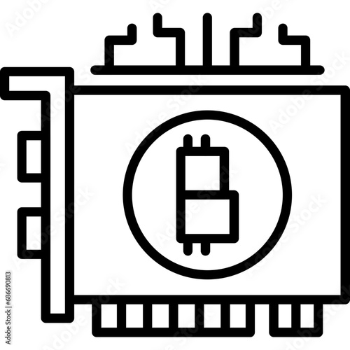 Bitcoin mining Icon
