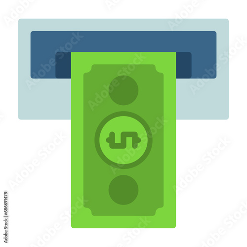 Cash withdrawal Icon