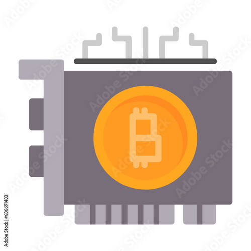 Bitcoin mining Icon