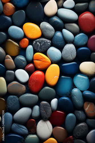 Colorful pebbles background wallpaper for smart phones