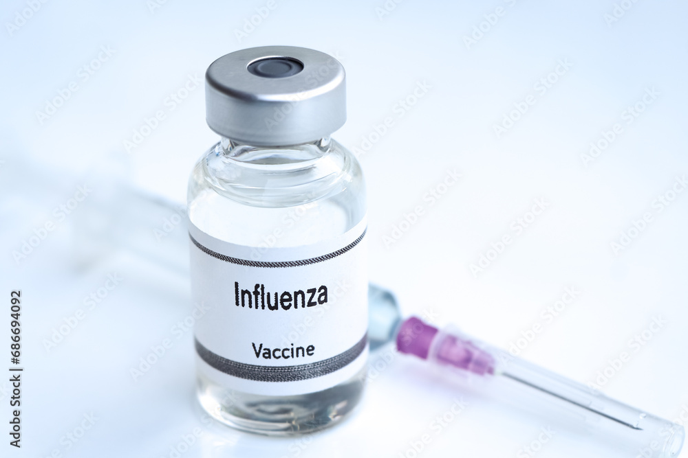 Influenza vaccine in a vial, immunization and treatment of infection Influenza vaccine in a vial, immunization and treatment of infection