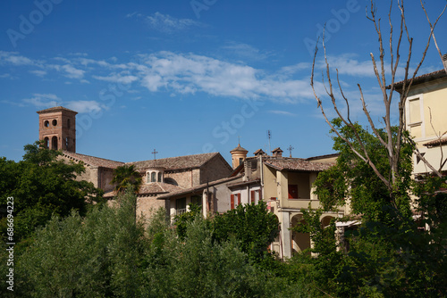 Historic buildings of Rieti, Italy