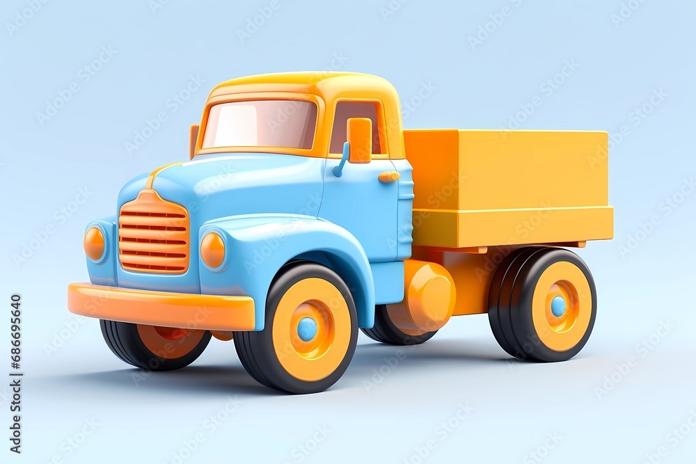 Fototapeta premium car truck, dump truck, trucking, transportation