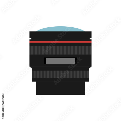 Music And Photo Icon Vector Illustration